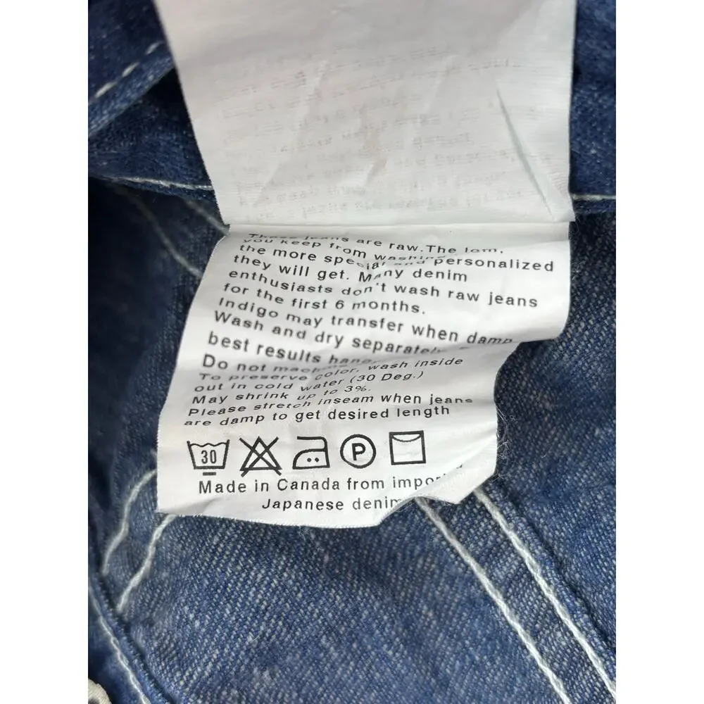 NAKED & FAMOUS Super Guy Jean Mainline Selvedge Indigo Size 29